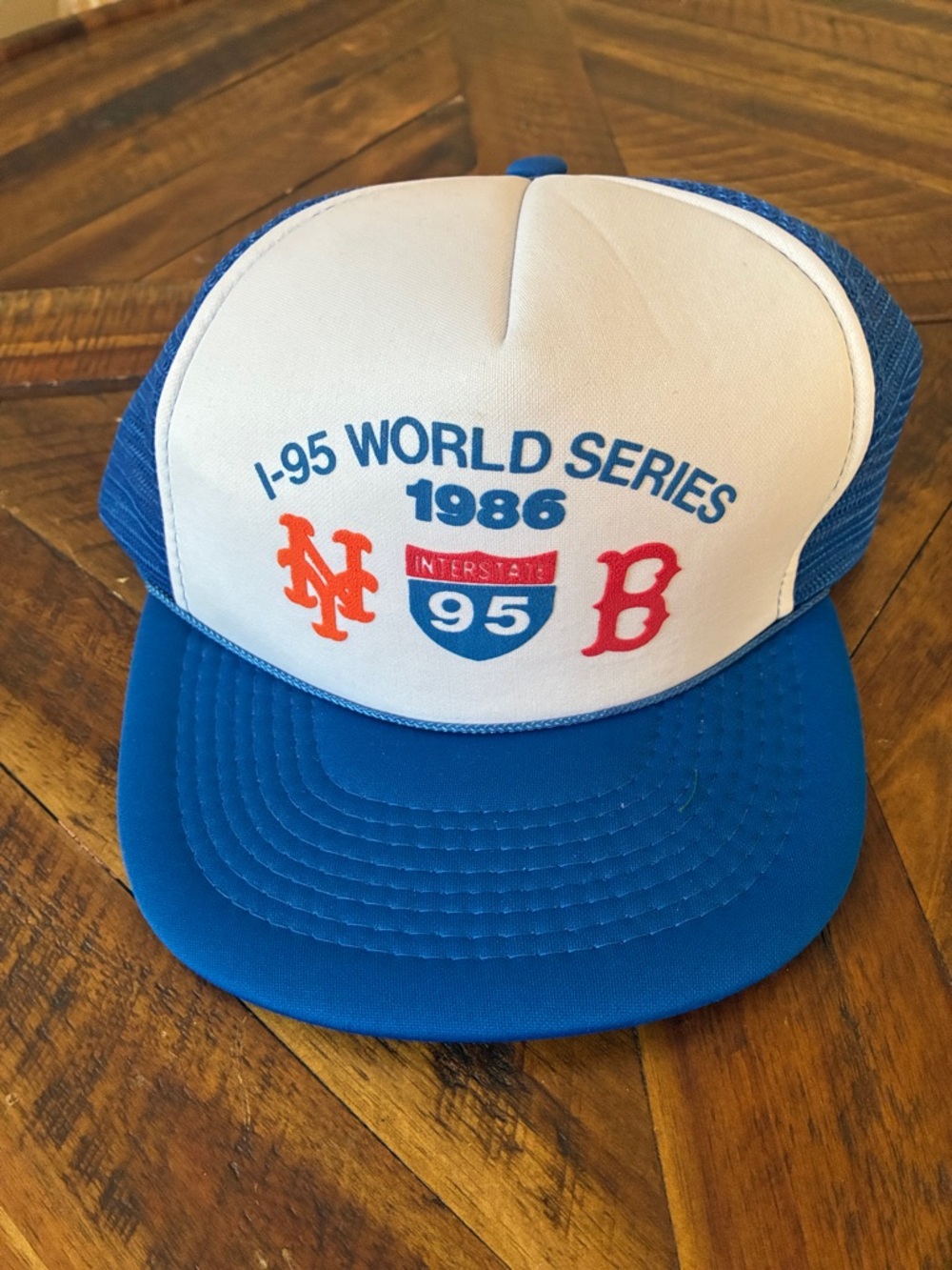 Vintage Mets / Redsox SnapBack World Series Hat